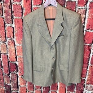 Christian Dior Collection Herringbone Women’s Blazer Size 14